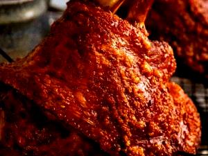 100 Grams Pork, Leg W/Knuckle, Raw