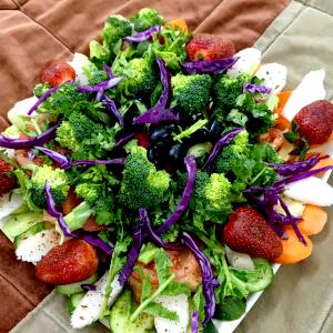 100 Grams Salad, Green, In Mayonnaise