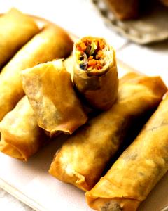 100 Grams Spring Roll, Deep Fried