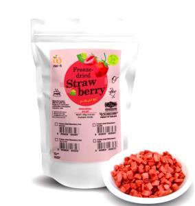 100 Grams Strawberry, Freeze Dried Dices