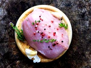100 Grams Turkey, Flesh Only, Raw