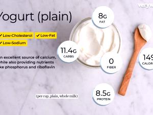 100 Grams Yogurt, Vanilla Or Lemon, Nonfat Milk