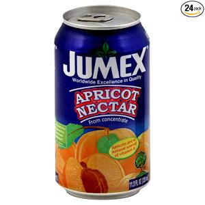 100 Ml Apricot Nectar (with Added Ascorbic Acid, Canned)