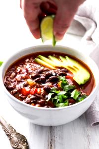 100 Ml Black Bean Soup (with Equal Volume Water, Canned)