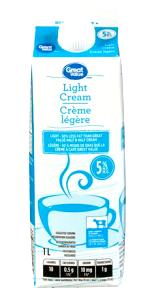 100 Ml Coffee or Table Cream (Light)