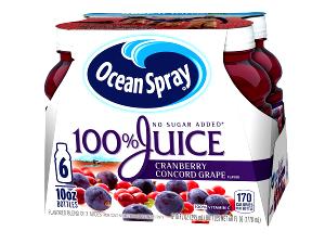 100 Ml Cranberry-Grape Juice (Bottled)