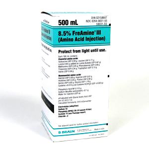 100 Ml Freamine Iii W/Electrolytes (8.5% Amino Acid) Inj