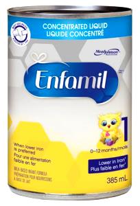 100 Ml Infant Formula (Enfamil, Low Iron, from Concentrate)