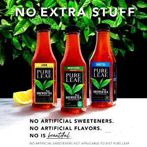 100 Ml Leaf Tea Decaffeinated, Presweetened with Low Calorie Sweetener