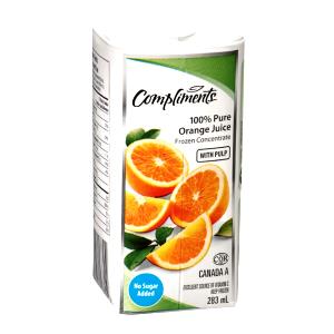100 Ml Orange Breakfast Drink (made From Frozen Concentrate)