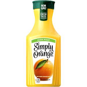 100 Ml Orange Flavor Drink with Pulp (Breakfast Type, with Water, Frozen Concentrate)