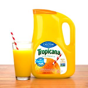 100 Ml Orange Juice with Calcium Added (Bottled or in a Carton, Canned)