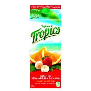 100 Ml Orange Strawberry Banana Juice