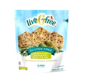 11 crackers (31 g) Gluten Free Snack Crackers - Rosemary & Olive Oil