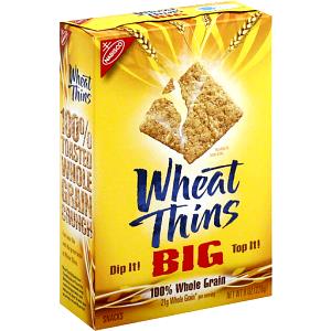 11 crackers (31 g) Wheat Thins Big Baked Snack Crackers