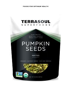 1.1 oz (32 g) Organic Roasted Pumpkin Seeds