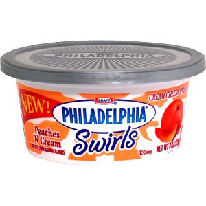 1.1 Oz Cream Cheese, Cream Swirls Peaches 