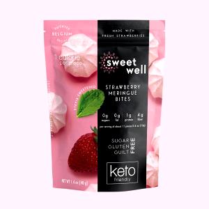 11 pieces (10 g) Strawberry Meringue Bites