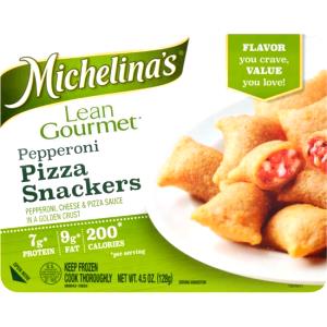 11 snacks (85 g) Lean Gourmet Pepperoni Pizza Snackers