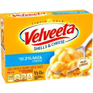 112 Grams Shells & Cheese, 2% Milk