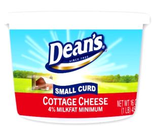113 Grams Cottage Cheese, 4% Milkfat, Small Curd, Snack Size
