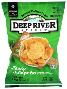 12 chips (1 oz) Kettle Cooked Jalapeno Potato Chips