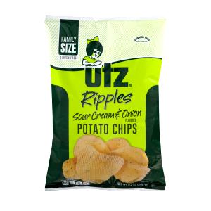 12 chips (1 oz) Ripples French Onion Potato Chips