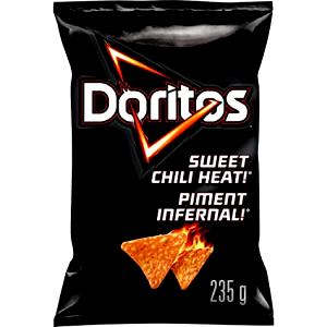 12 chips (28 g) Organic Rolled Tortilla Chips Sweet Chile