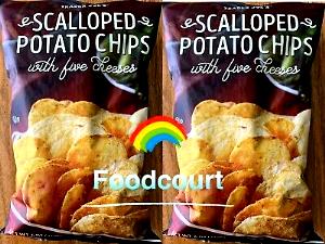 12 chips (28 g) Scalloped Potato Chips with Five Cheeses