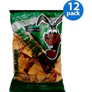 12 chips (28 g) Unsalted Tortilla Chips