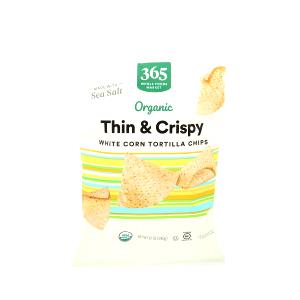12 chips (28 g) White Corn Tortilla Chips