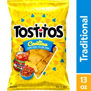 12 Chips Habanero Queso Tortilla Chips, Yellow Corn