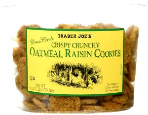 12 cookies (30 g) Crispy Crunchy Oatmeal Raisin Cookies