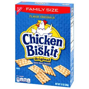 12 Crackers Chicken In A Biskit Cracker
