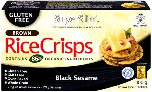 12 crisps (28 g) Black Sesame Brown Rice Crisps