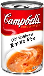 12 oz (340 g) Old Fashioned Tomato Rice Soup (Low Fat, Reduced Sodium) (Medium)