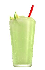 12 oz (342 g) Lime Real Fruit Slush (Wacky Pack)