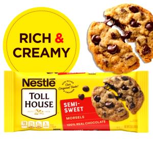 12 pieces (15 g) Jumbo Semi-Sweet Chocolate Chip Morsels