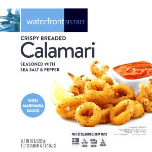 12 pieces (3 oz) Crispy Breaded Calamari