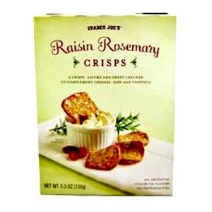 12 pieces (30 g) Raisin Rosemary Crisps