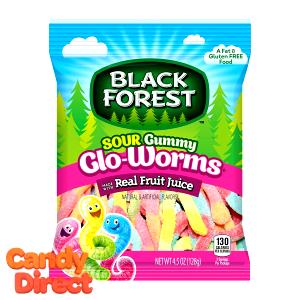 12 pieces (42 g) Sour Gummy Glo-Worms
