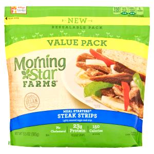 12 strips (85 g) Meal Starters Veggie Steak Strips made with Natural Ingredients