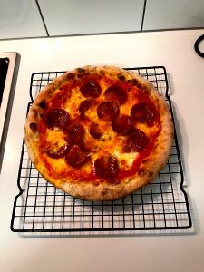 125 Grams Pizza, Half & Half Sausage/Pepperoni