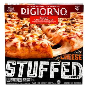 129 Grams Stuffed Crust Pizza, Bacon Cheeseburger