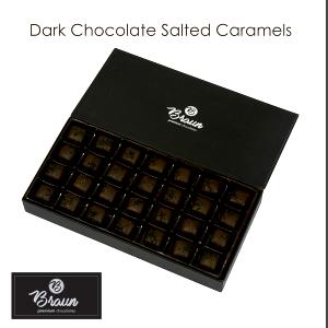 13 caramels (40 g) Dark Chocolate Salted Caramels