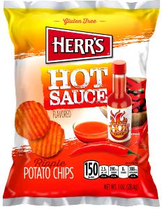 13 chips (1 oz) Hot Sauce Potato Chips