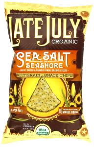 13 chips (1 oz) Organic Multigrain Snack Chips - Sea Salt by the Seashore