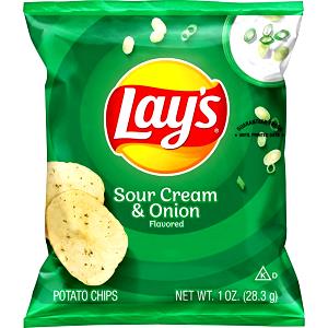 13 chips (1 oz) Sour Cream, Onion & Chive Potato Chips