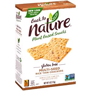 13 crackers (1 oz) Gluten Free Multiseed Snack Crackers