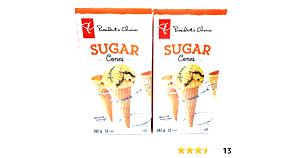 13 Grams Ice Cream Cone, Sugar